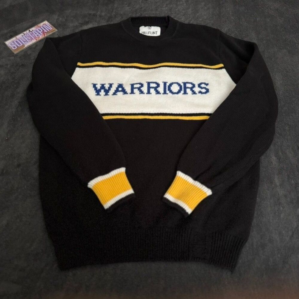Hillflint GSW Golden State Warriors Christmas Knit Sweater Mens Size Medium